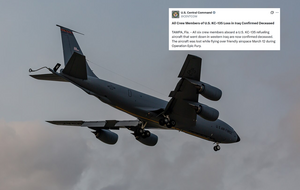  KC-135 Stratotanker / autor: Wikimedia Commons/Balon Greyjoy/https://creativecommons.org/publicdomain/zero/1.0/deed.en/X/CENTCOM