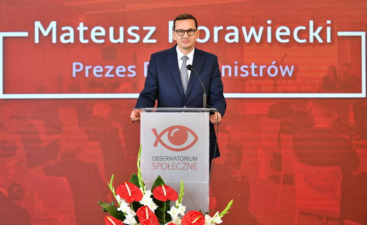 premier Mateusz Morawiecki w auli Papieskiego Wydziału Teologicznego we Wrocławiu / autor: Fratria