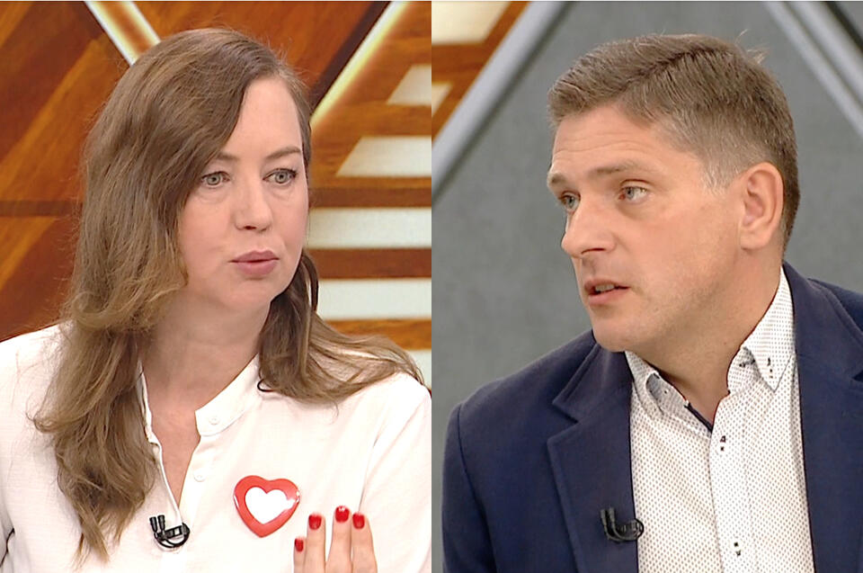 Hanna Gill-Piątek i Bartosz Kownacki / autor: TVP Info