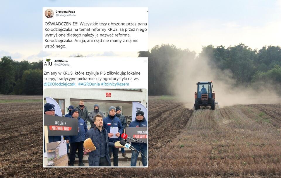 Minister rolnictwa zaprzecza słowom Kołodziejczaka z Agrounii / autor: Fratria/Twitter