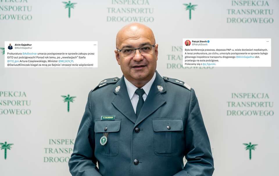 Alvin Gajadhur,  były Główny Inspektor Transportu Drogowego / autor: Fratria/X