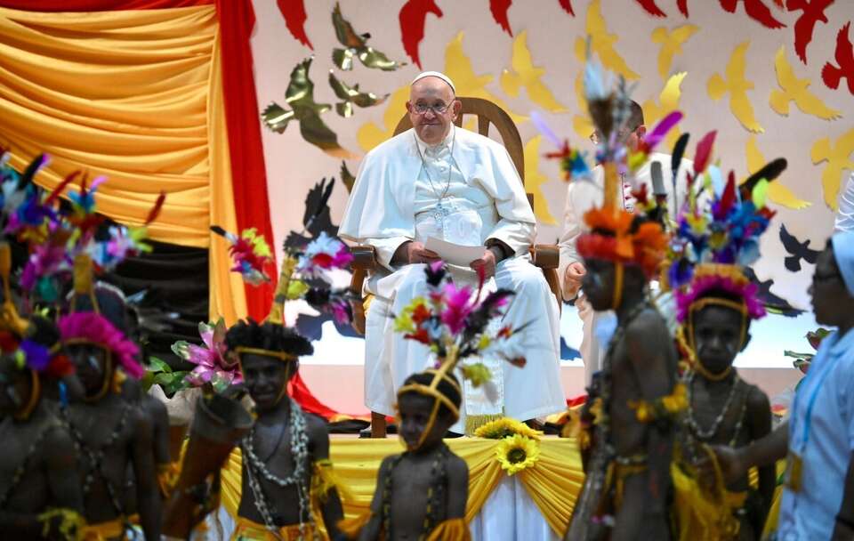 Papież Franciszek w Papui-Nowej Gwinei / autor: PAP/EPA/ALESSANDRO DI MEO