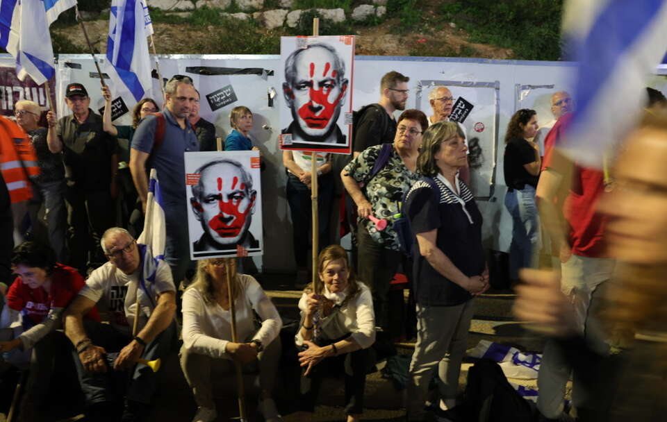 Wielotysięczny protest przeciwko rządowi Netanjahu!