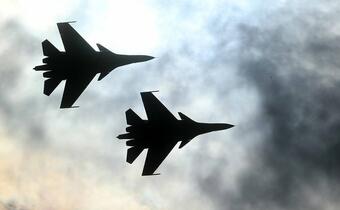 Lotnictwo Białorusi i Rosji wspólnie patrolują linię granicy