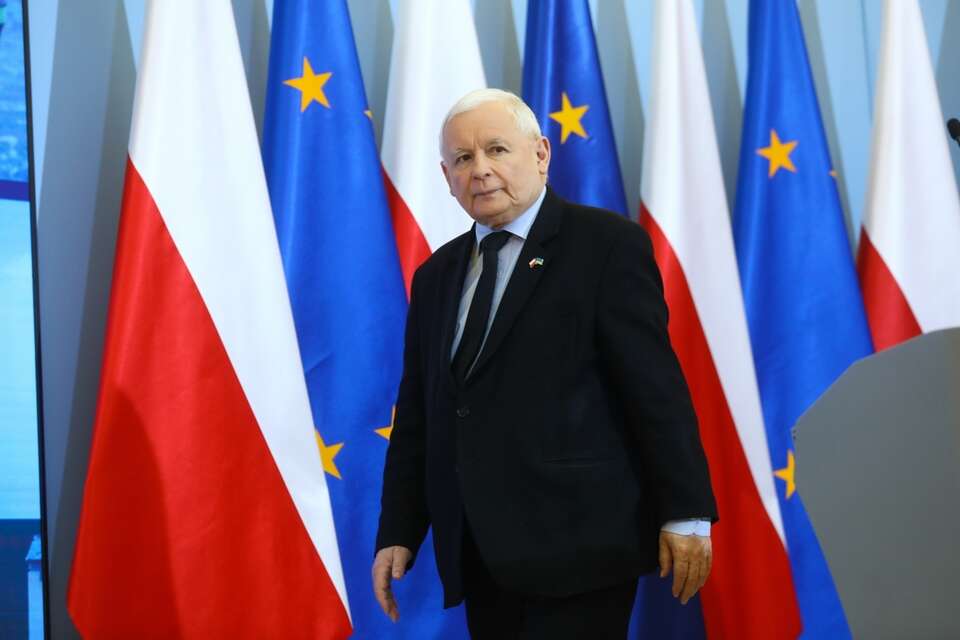 Prezes Jarosław Kaczyński / autor: PAP/Rafał Guz
