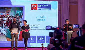 Cisco ponownie najlepszym miejscem do pracy w Polsce