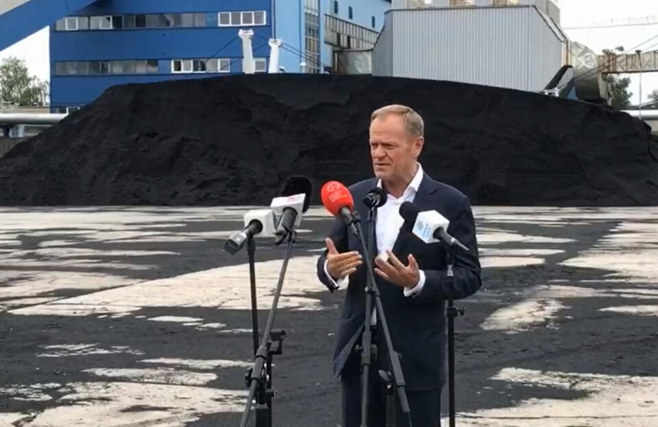 Donald Tusk w Kołobrzegu  / autor: screenshot wideo TT Platforma Obywatelska 