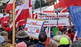 Manifestacja PiS przeciwko paktowi migracyjnemu i umowie z Mercosur!