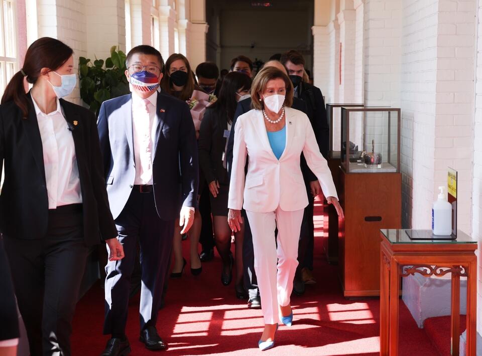 Nancy Pelosi na Tajwanie  / autor: PAP/EPA