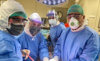 Pierwsza transplantacja w Polsce u chorego na Covid-19