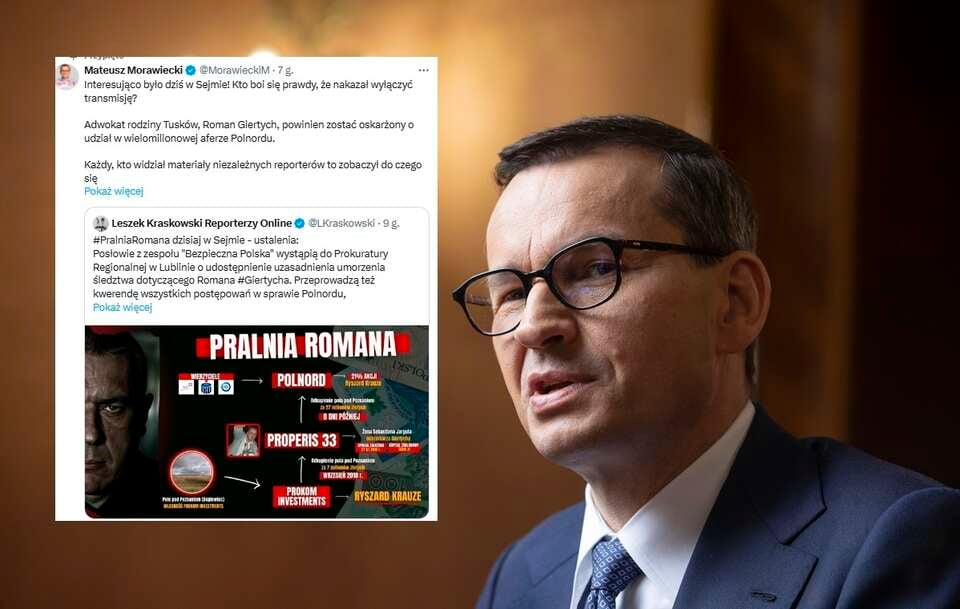 Morawiecki: "Giertych powinien zostać oskarżony"