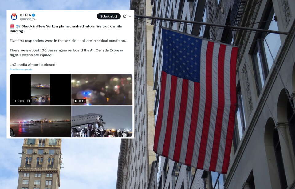 Dramat na nowojorskim lotnisku! Są ofiary