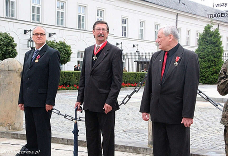 Warta honorowa, sierpień 2012; Fot. Blogpress