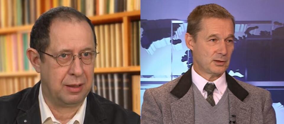 Prof. Klaus Bachman i Wojciech Maziarski  / autor: screen YT