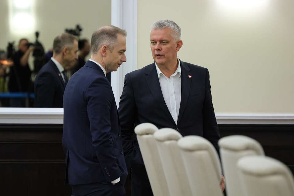 Tomasz Siemoniak i Cezary Tomczyk / autor: PAP/Paweł Supernak