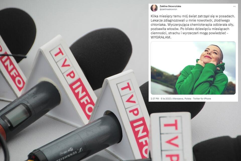 Dziennikarka TVP Info wygrała walkę z nowotworem