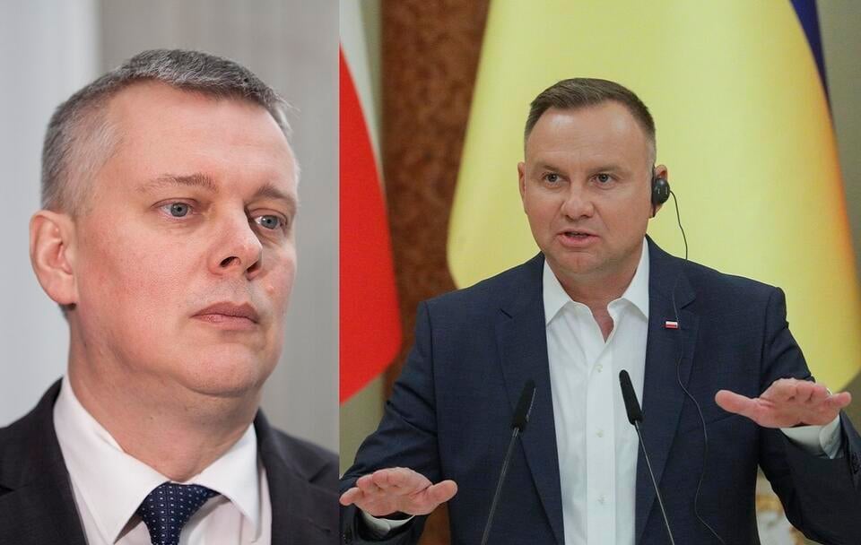 Tomasz Siemoniak/Andrzej Duda / autor: Fratria/PAP/EPA/SERGEY DOLZHENKO