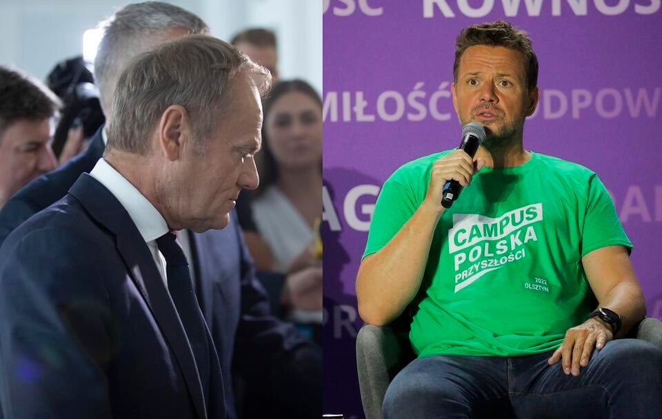 Donald Tusk i Rafał Trzaskowski / autor: Fratria