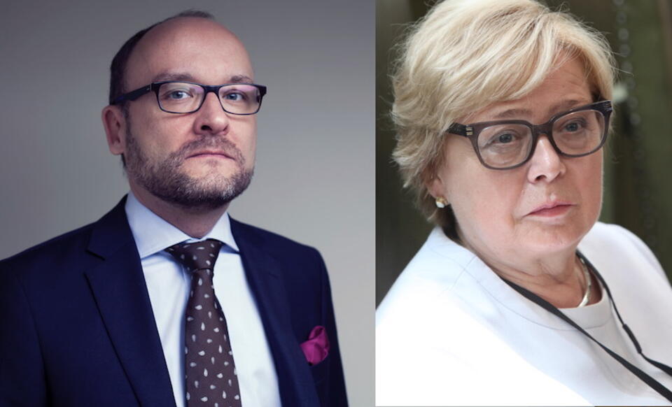 Prof. Kamil Zaradkiewicz i prof. Małgorzata Gersdorf / autor: wPolityce.pl