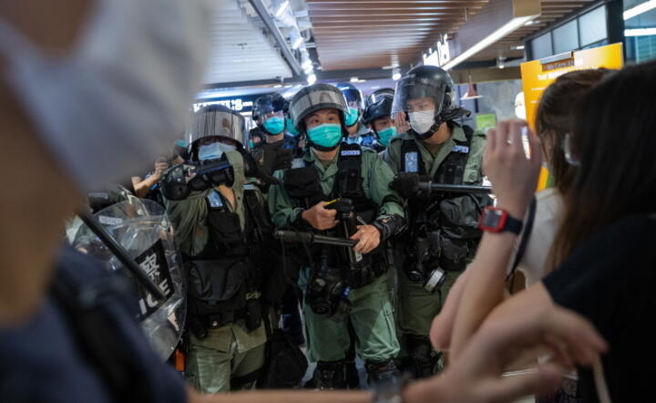 W Hongkongu ponownie ruszyły protesty / autor: PAP/EPA
