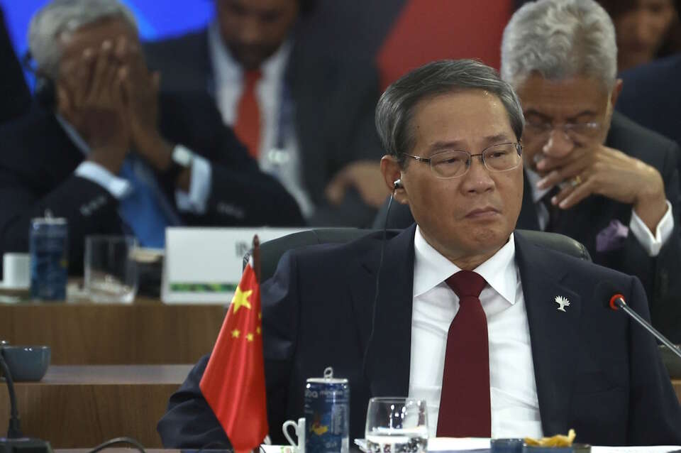 Chińska delegacja na spotkaniu grupy BRICS / autor: PAP/EPA