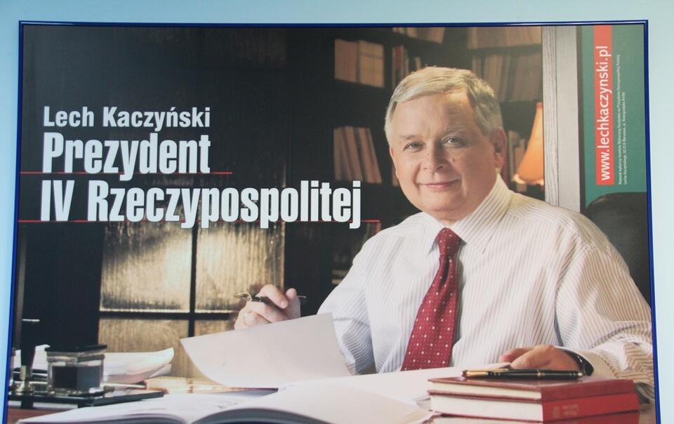 Plakat wyborczy Lecha Kaczyńskiego / autor: Fratria