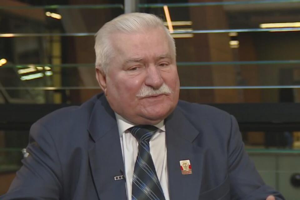 Wałęsa w programie "Magazyn TVN24"