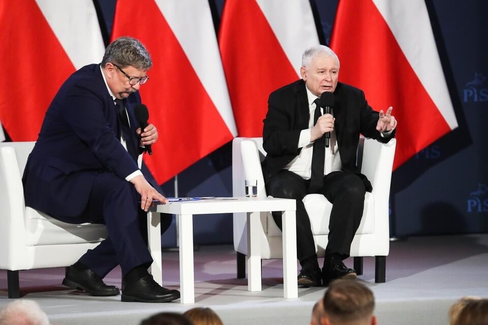 Jarosław Kaczyński w Sieradzu  / autor: PAP/Roman Zawistowski