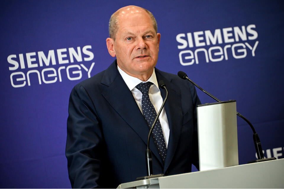 Kanclerz Olaf Scholz / autor: PAP/EPA