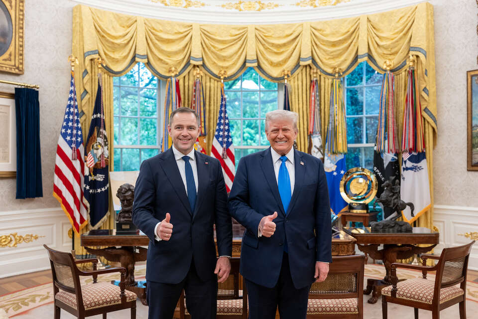 Karol Nawrocki, Donald Trump / autor: X/White House