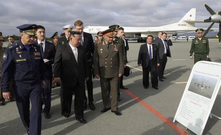 Kim Dzong Un podczas wizyty w Rosji / autor: PAP/EPA