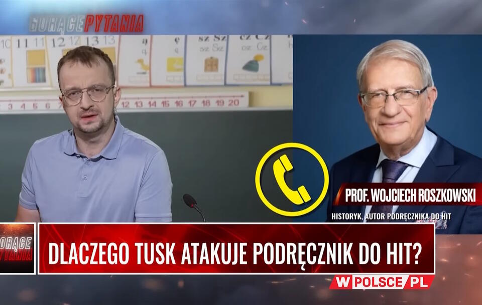 Jakub Maciejewski, prof. Wojciech Roszkowski  / autor: wPolsce.pl