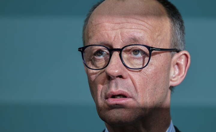 Lider CDU Friedrich Merz jest kandydatem na kanclerza Niemiec / autor: PAP/EPA/HANNIBAL HANSCHKE