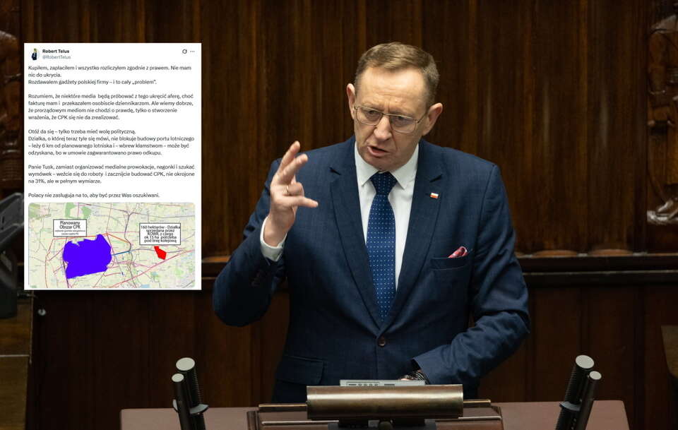 Telus odpowiada dziennikarzowi: "Kupiłem, zapłaciłem"