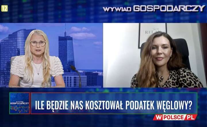 Wanda Buk (P) była gościem "Wywiadu Gospodarczego" prowadzonego przez red. Agnieszkę Łakomą (L) / autor: YT - wPolsce.pl - screen