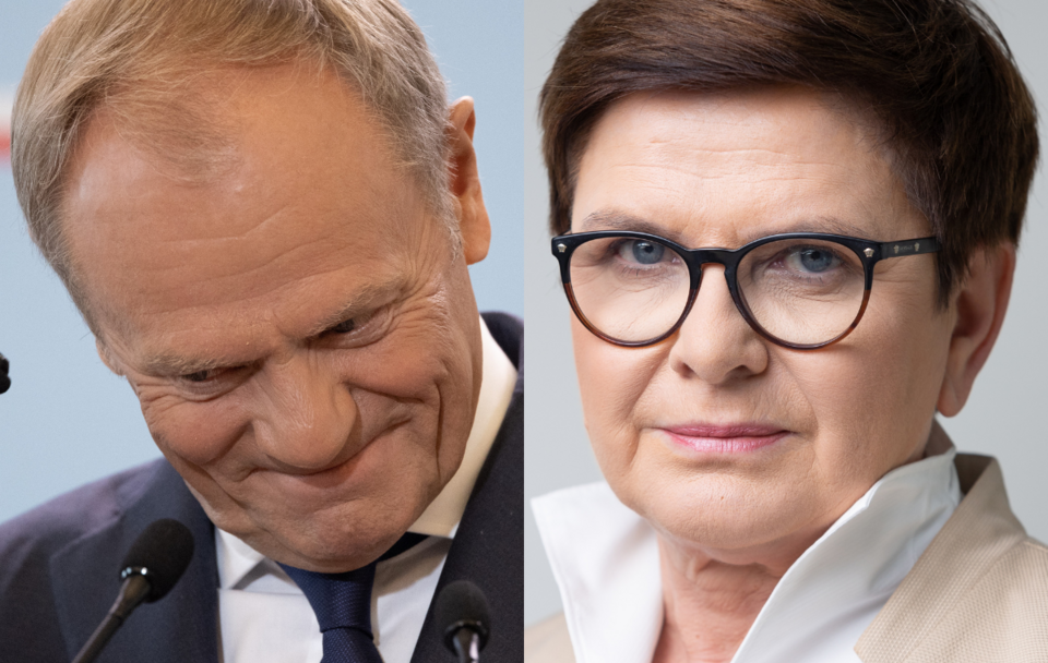 Donald Tusk i Beata Szydło / autor: Fratria