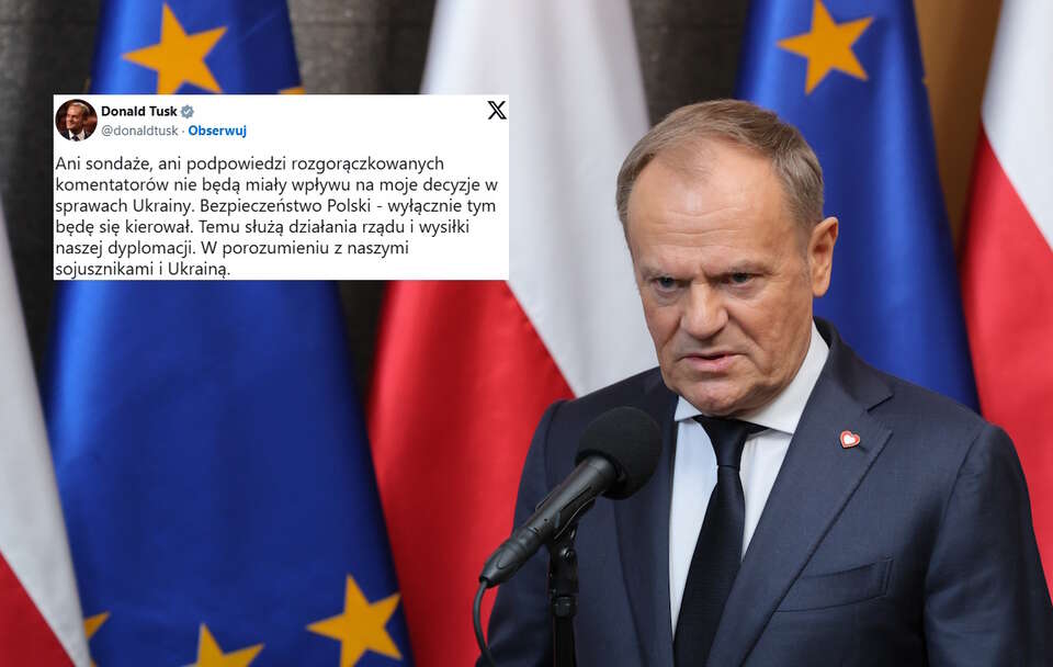 Ukraina a wybory prezydenckie. Tusk znów odgrywa męża stanu