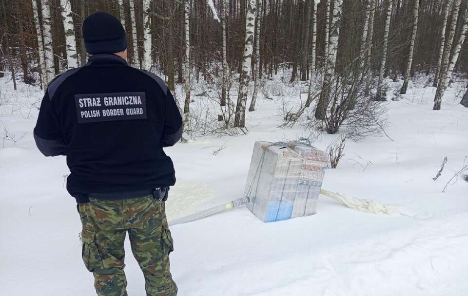Balony z Białorusi pełne papierosów! SG zatrzymała przemytników