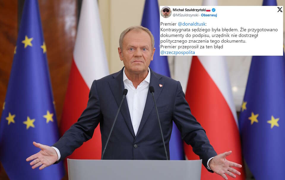 Donald Tusk / autor: PAP/Paweł Supernak/X