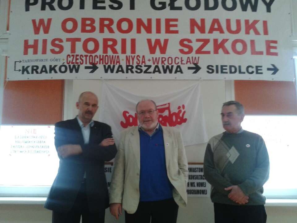 Również we Wrocławiu w obronie polskiej historii głodują działacze pierwszej "Solidarności"