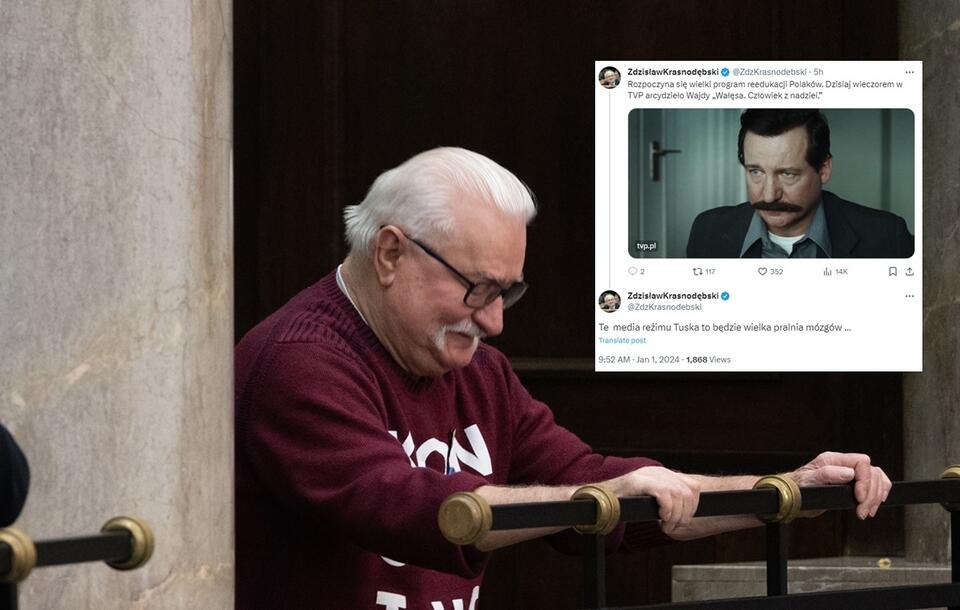 B. prezydent Lech Wałęsa w Sejmie / autor: Fratria