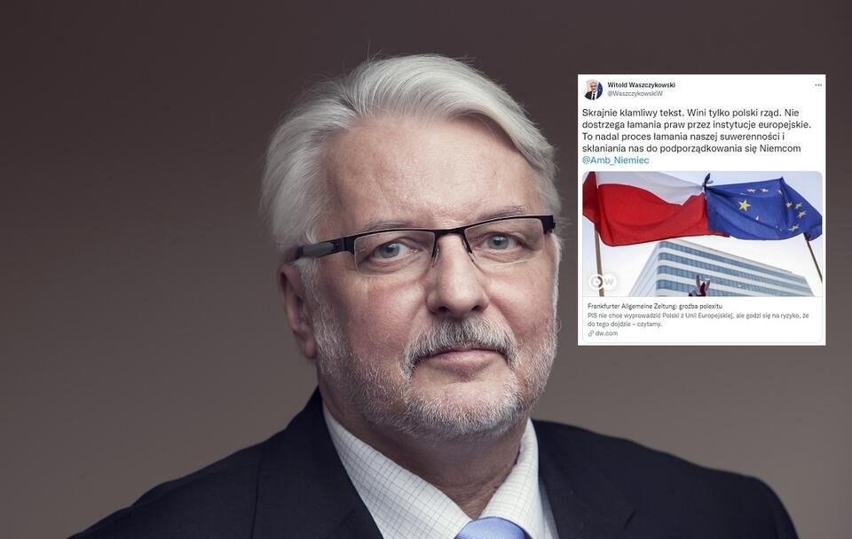 Witold Waszczykowski / autor: Fratria/Twitter Witold Waszczykowski