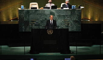 Scholz potępia Putina w ONZ. "Tylko wtedy zrezygnuje"