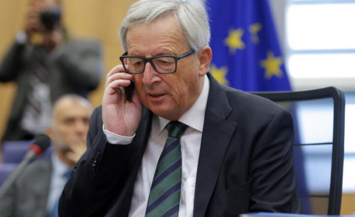 Szef KE Jean-Claude Juncker, fot. PAP/EPA/Olivier Hoselet