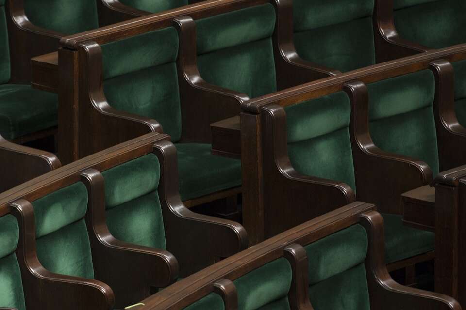 ławy poselskie w Sejmie / autor: Fratria