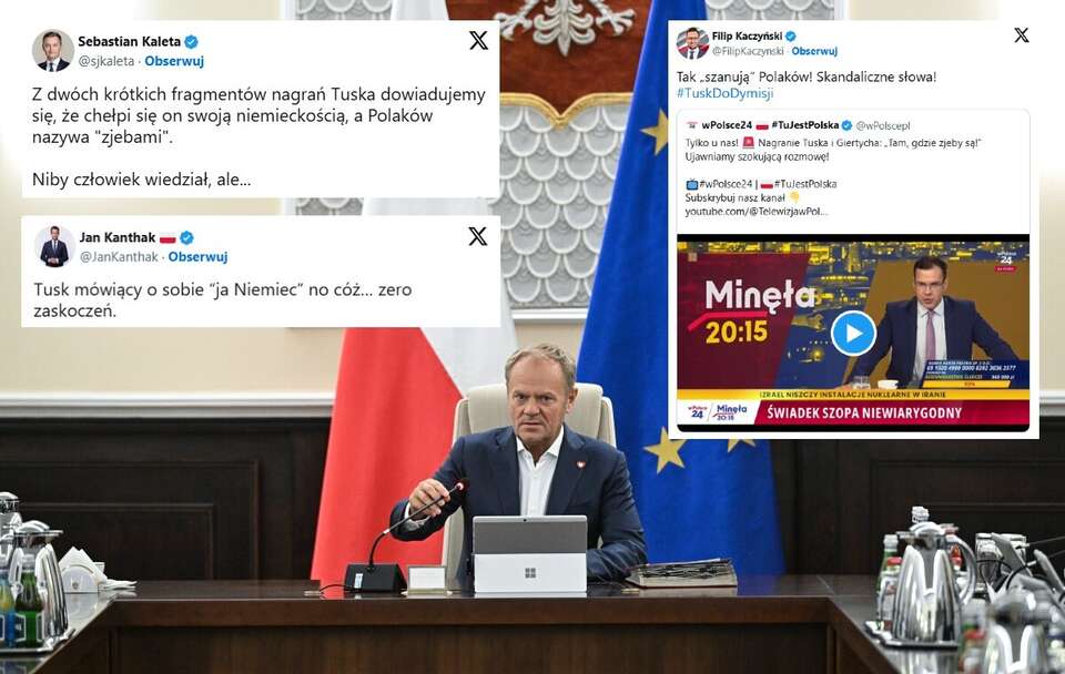 Donald Tusk / autor: PAP/Radek Pietruszka/X