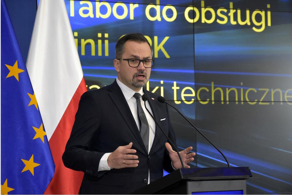 pełnomocnik rządu ds. CPK Marcin Horała / autor: Fratria