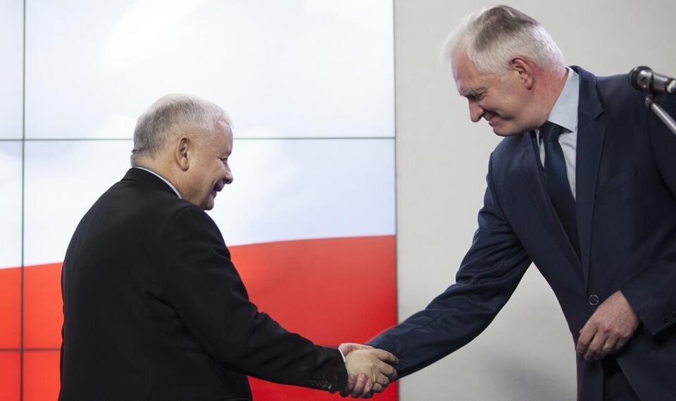 Jarosław Kaczyński i Jarosław Gowin / autor: Fratria/A.Wiktor