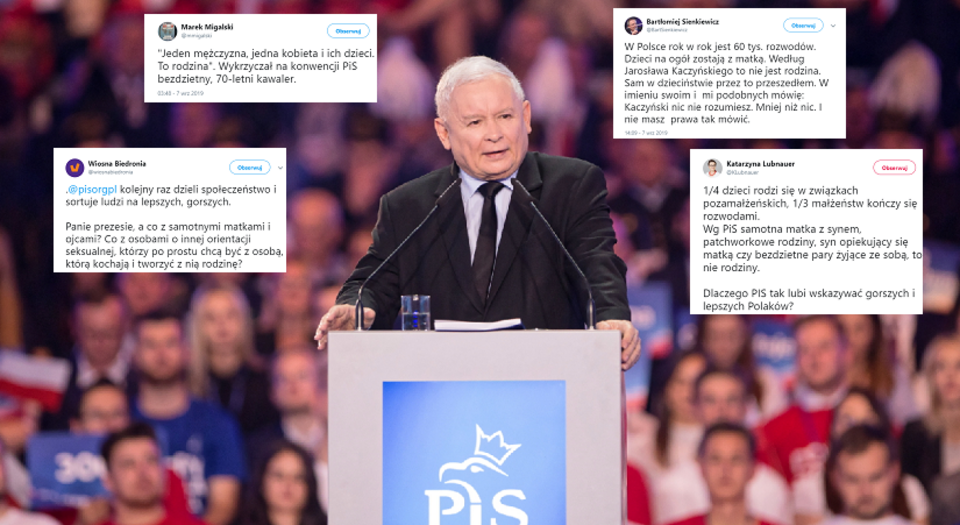 Jarosław Kaczyński podczas konwencji PiS w Lublinie / autor: PAP