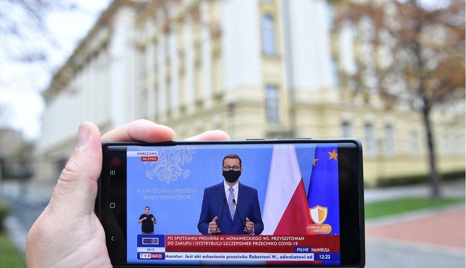 Premier Mateusz Morawiecki/Minister zdrowia Adam Niedzielski / autor: PAP/Radek Pietruszka